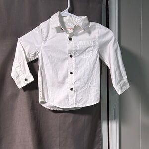Cat & Jack White Button Down Kids Shirt